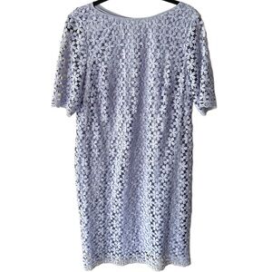 TAHARI ASL Purple Floral Lace Mini Dress